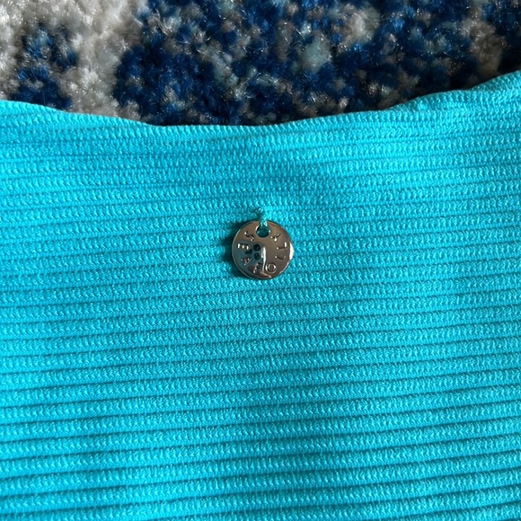 Seafolly Essentials High Cut Bikini Bottom in Blue US6 - Picture 6 of 6